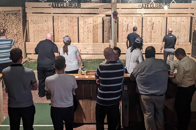 Axe Throwing Open Session (Dublin) 1hr - Age Rules for Under-16s: Plan Ahead