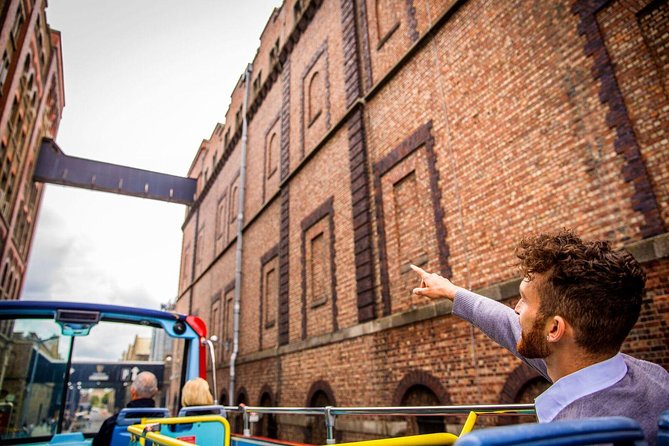 City Sightseeing Dublin Hop-On Hop-Off Bus Tour - Liberties distilleries to Guinness: whiskey on one side, Dublin on the other