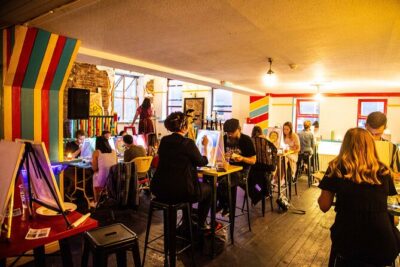 Drink & Draw: Paint A Masterpiece - Finding This Must Be The Place (And Getting Settled Fast)