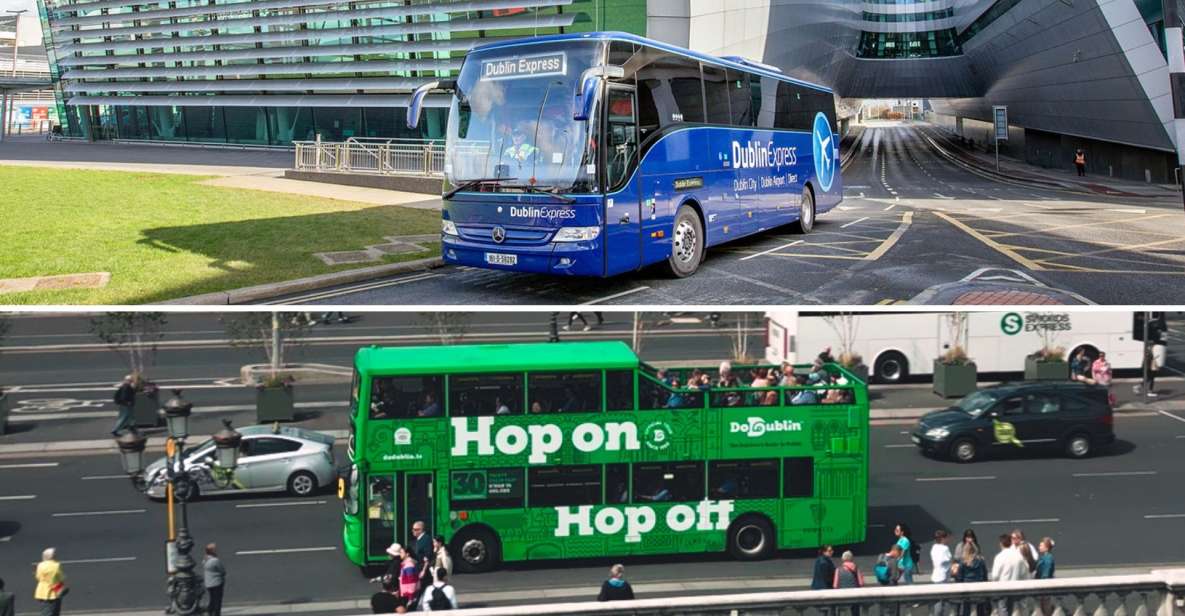 Dublin: Airport Transfer and Hop-On Hop-Off Bus Ticket - Key things to know before you ride