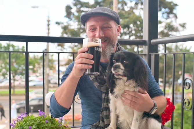Dublin Coastal Hike, Pints & Puppies Adventure - St Mary’s Abbey, Martello Tower, and the Vintage Radio Stop
