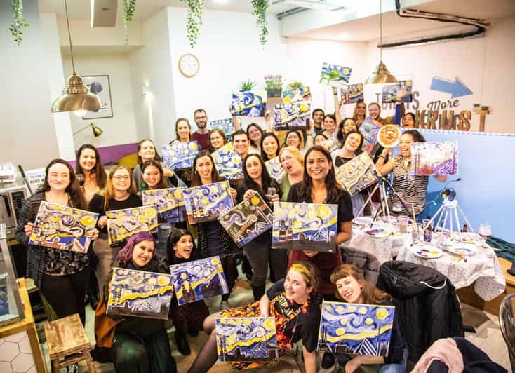 Dublin: Drinking and Painting Party with Art Instructor - Entering the Room: Your Canvas, Your Supplies, Your First Drink Decision