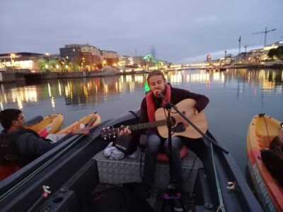 Dublin: Music Under the Bridges Kayaking Tour - From Liffey Boardwalk through the city: what your route feels like