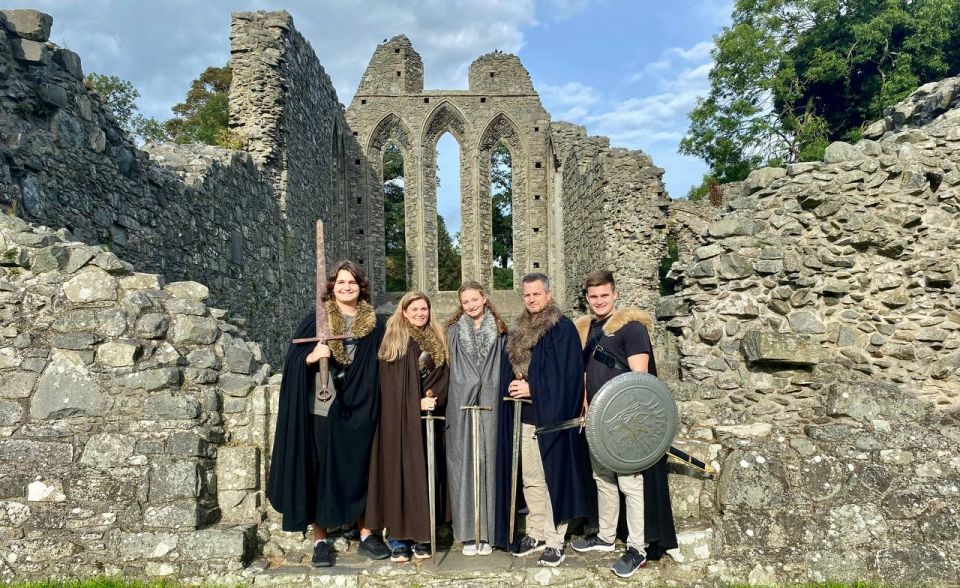From Dublin: Game of Thrones Winterfell Locations Tour - Stark cloaks, banners, and metal props: fun that actually helps you remember