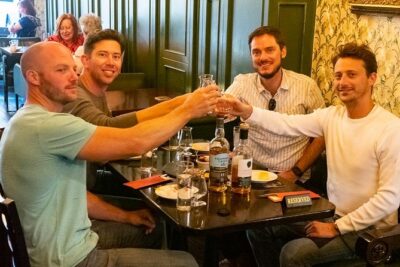 Premium Whiskey and Food Tasting in Dublin - The Temple Bar finale at The Palace Bar, upstairs whiskey palace