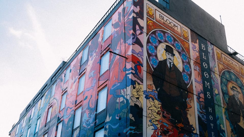 Secret and unusual Dublin: guided walking tour - Stop 2: Temple Bar, but With Street Art and Real Context