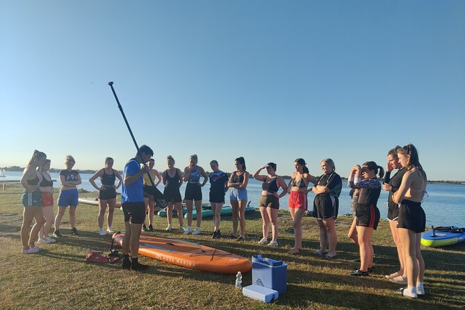 Sunset SUP experience in Malahide, Dublin - Out on the water: strokes, falling, and getting back up